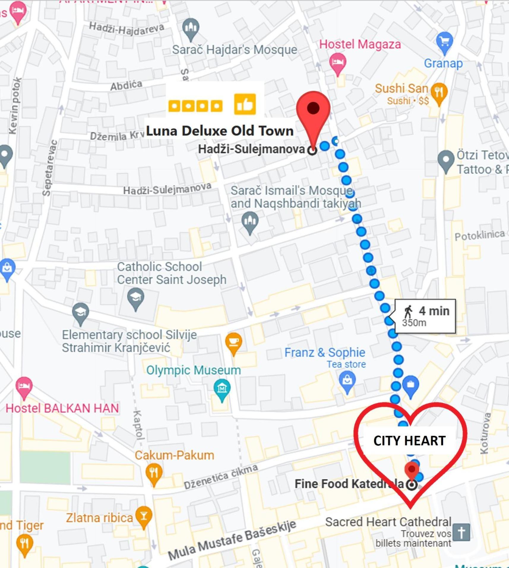 Luna Deluxe City Center & Free Parking Sarajevo Luaran gambar